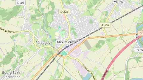 Carte de localisation de l'évènement