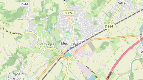 Carte de localisation de l'évènement