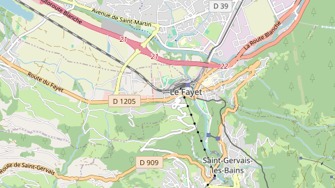 Carte de localisation de l'évènement