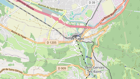 Carte de localisation de l'évènement