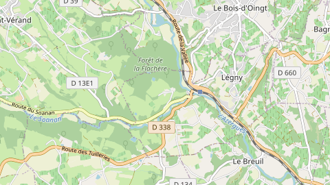 Carte de localisation de l'évènement