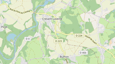 Carte de localisation de l'évènement