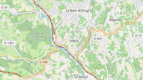 Carte de localisation de l'évènement