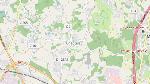 Carte de localisation de l'évènement