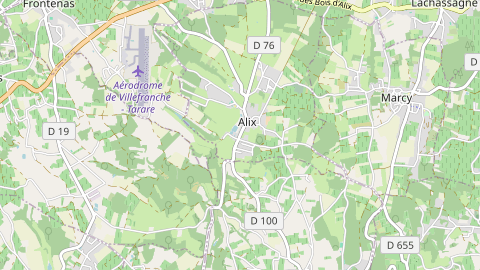 Carte de localisation de l'évènement