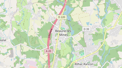 Carte de localisation de l'évènement