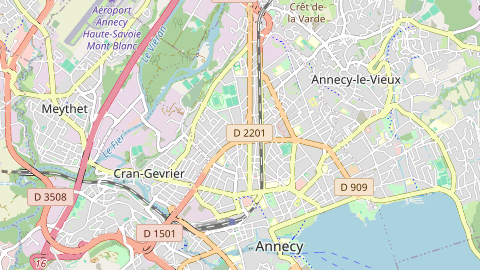 Carte de localisation de l'évènement