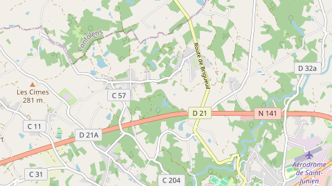 Carte de localisation de l'évènement