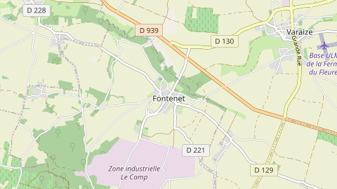 Carte de localisation de l'évènement