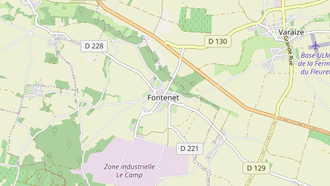 Carte de localisation de l'évènement