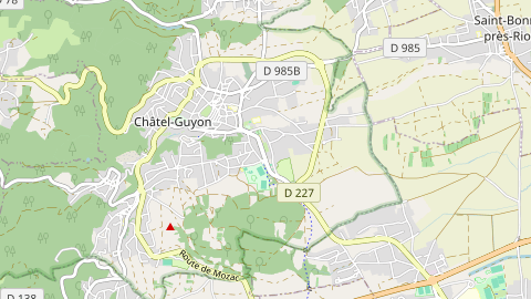 Carte de localisation de l'évènement