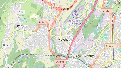 Carte de localisation de l'évènement