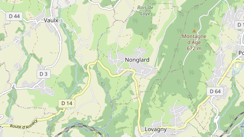Carte de localisation de l'évènement
