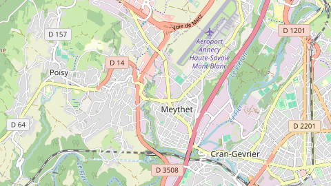Carte de localisation de l'évènement