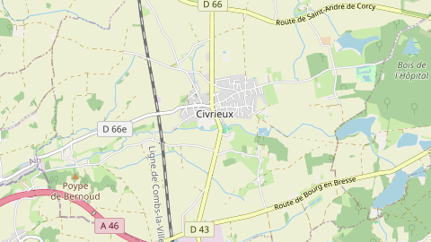 Carte de localisation de l'évènement