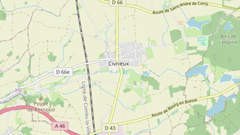 Carte de localisation de l'évènement