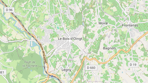 Carte de localisation de l'évènement