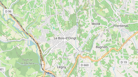 Carte de localisation de l'évènement