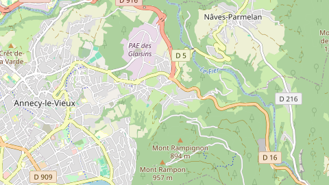 Carte de localisation de l'évènement