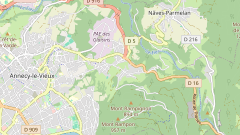 Carte de localisation de l'évènement