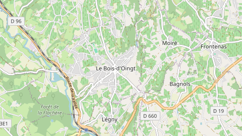 Carte de localisation de l'évènement