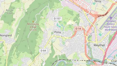 Carte de localisation de l'évènement