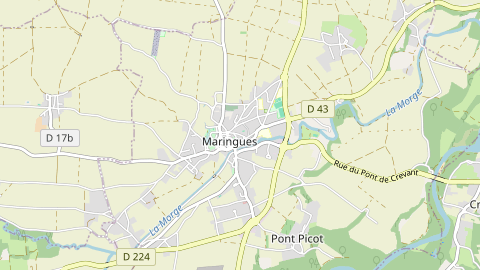 Carte de localisation de l'évènement