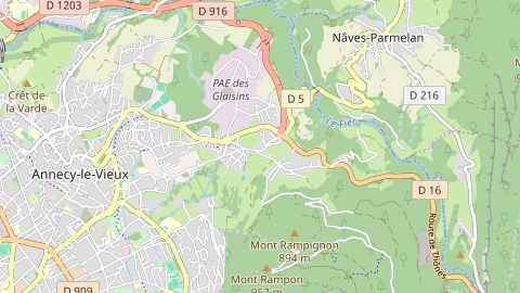 Carte de localisation de l'évènement