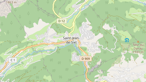 Carte de localisation de l'évènement