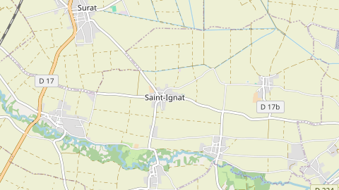 Carte de localisation de l'évènement
