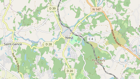 Carte de localisation de l'évènement