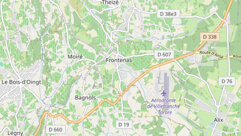 Carte de localisation de l'évènement