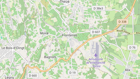 Carte de localisation de l'évènement