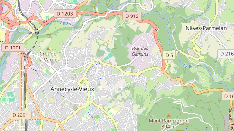 Carte de localisation de l'évènement