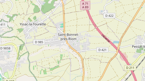 Carte de localisation de l'évènement