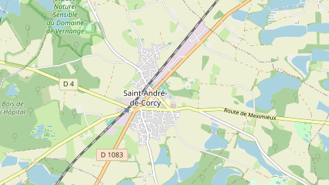 Carte de localisation de l'évènement