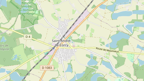 Carte de localisation de l'évènement
