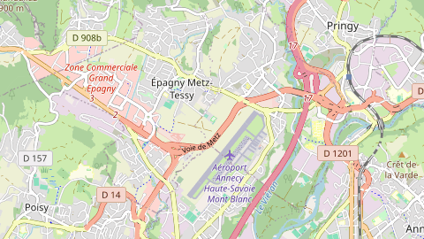 Carte de localisation de l'évènement