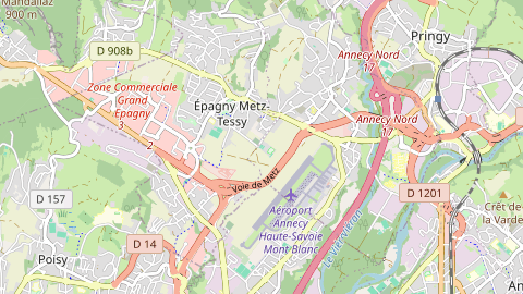 Carte de localisation de l'évènement