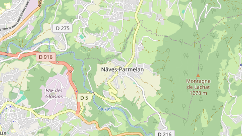 Carte de localisation de l'évènement