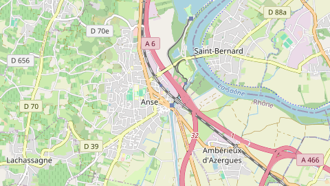 Carte de localisation de l'évènement