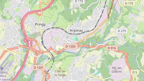 Carte de localisation de l'évènement