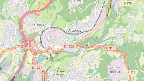 Carte de localisation de l'évènement