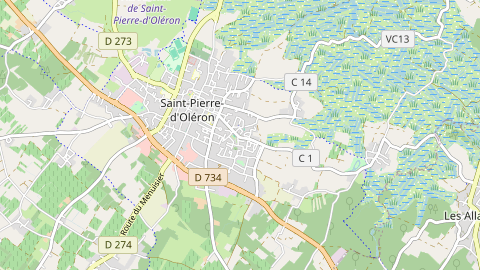 Carte de localisation de l'évènement