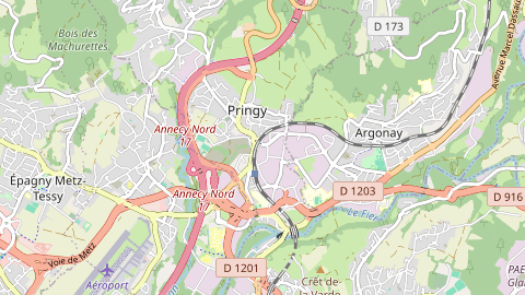 Carte de localisation de l'évènement