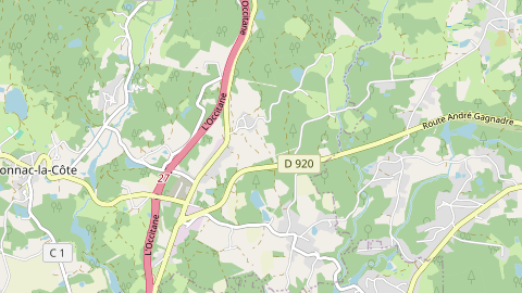 Carte de localisation de l'évènement
