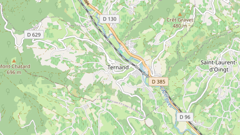 Carte de localisation de l'évènement