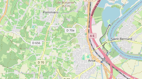 Carte de localisation de l'évènement