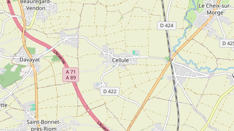 Carte de localisation de l'évènement