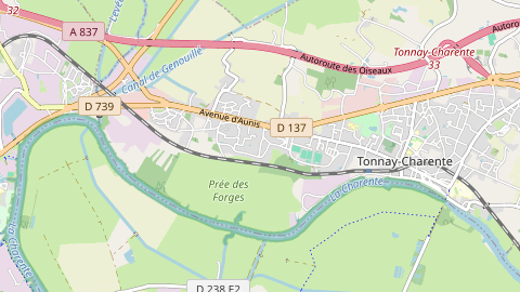 Carte de localisation de l'évènement